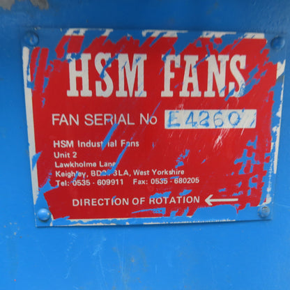 HSM Industrial Fans 4.6kW 3460RPM 380-660V 50/60Hz Centrifugal Blower