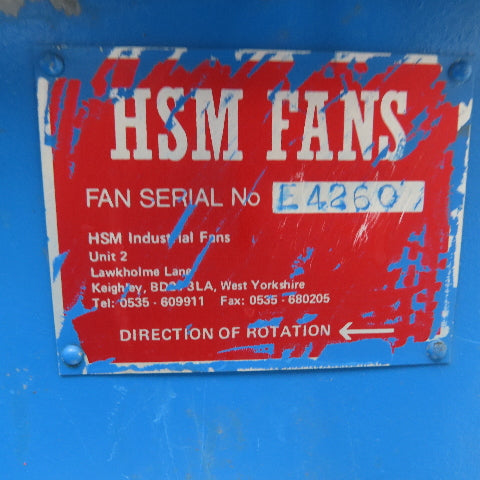 HSM Industrial Fans 4.6kW 3460RPM 380-660V 50/60Hz Centrifugal Blower