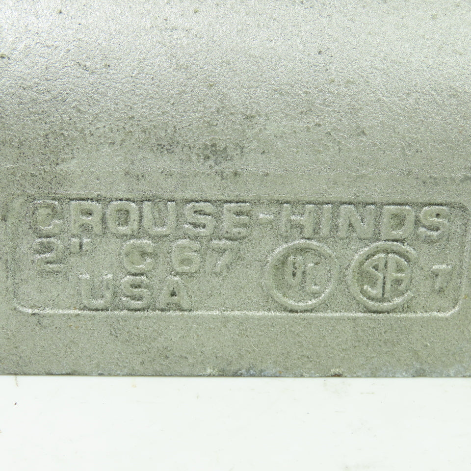 Crouse-Hinds C67 2" Form 7 Conduit Outlet Body Lot Of 2