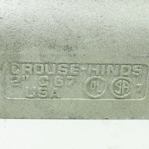 Crouse-Hinds C67 2" Form 7 Conduit Outlet Body Lot Of 2