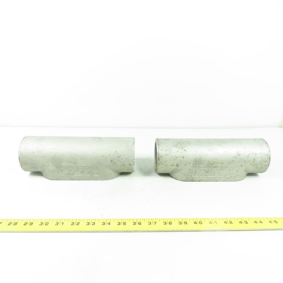 Crouse-Hinds C67 2" Form 7 Conduit Outlet Body Lot Of 2