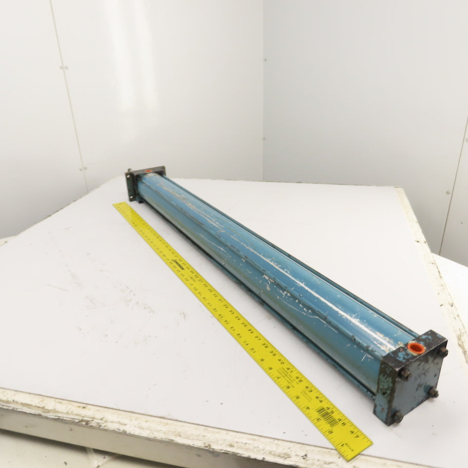 Hanna Double Acting Air Cylinder 4" Bore 43" Stroke 1" Rod W/ Cushions