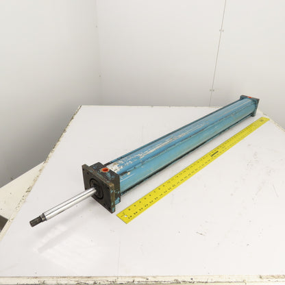 Hanna Double Acting Air Cylinder 4" Bore 43" Stroke 1" Rod W/ Cushions