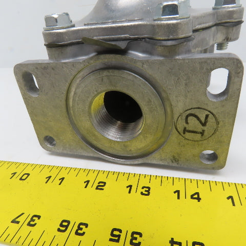 ASCO Red Hat JB8214250 Solenoid Valve 120V NC Fuel Gas 5PSI 1" NPT Or Flange