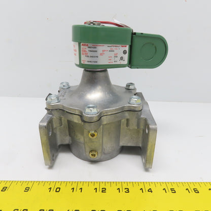 ASCO Red Hat JB8214250 Solenoid Valve 120V NC Fuel Gas 5PSI 1" NPT Or Flange