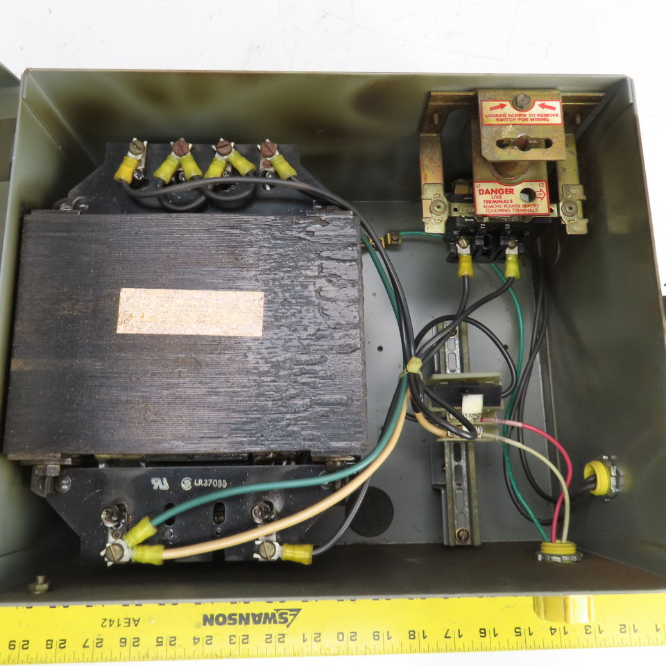 Square D SK5271W Class 9070 1800VA Transformer Disconnect Pri 230/460 Sec 115V