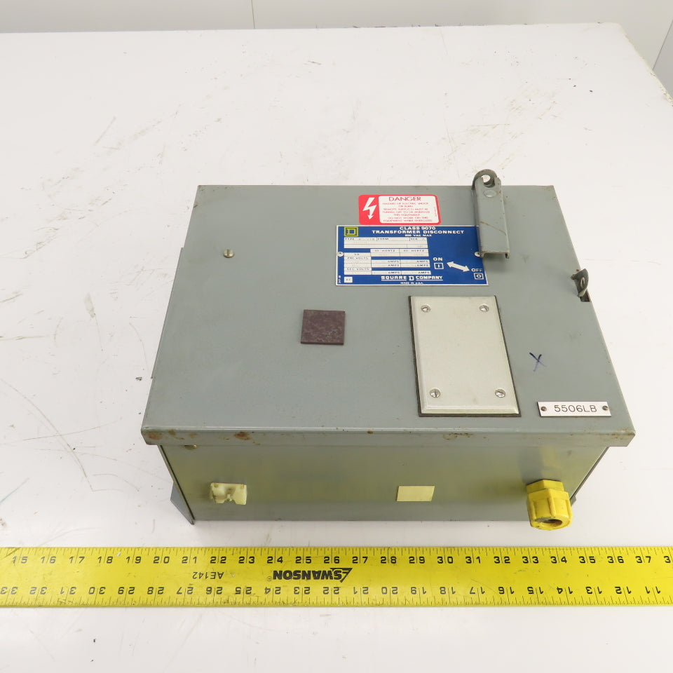 Square D SK5271W Class 9070 1800VA Transformer Disconnect Pri 230/460 Sec 115V