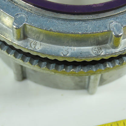 3" Liquid Tight Conduit Hub Straight Connector