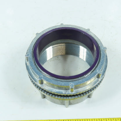 3" Liquid Tight Conduit Hub Straight Connector