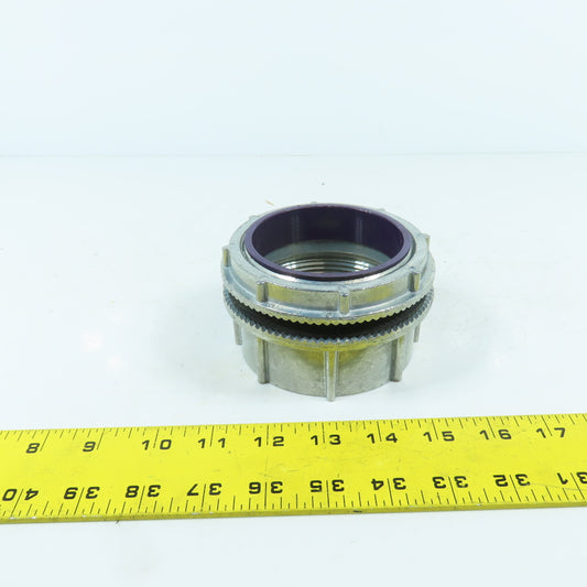 3" Liquid Tight Conduit Hub Straight Connector