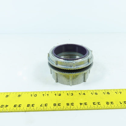 3" Liquid Tight Conduit Hub Straight Connector