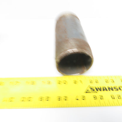 2" NPT 5" Long Malleable Iron Black Pipe Nipple Schedule 40 Welded Lot of 7