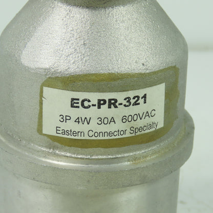 Pyle National EC-PR-321 3P 4W Connector 30A 600VAC