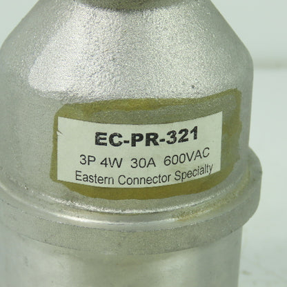 Pyle National EC-PR-321 3P 4W Connector 30A 600VAC