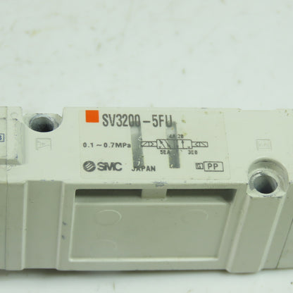 SMC SV3200-5FU Solenoid Valve 0.1-0.7MPa