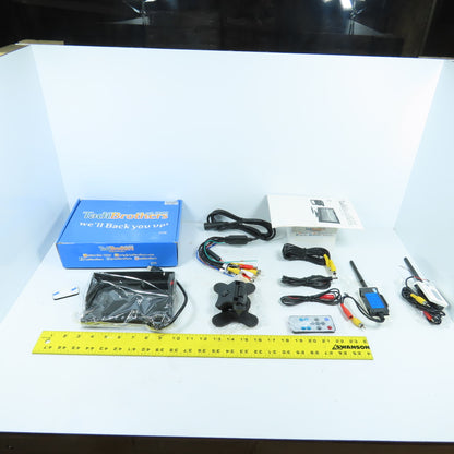 Tadi Brothers SKU34288 PAL/NTSC 7" LCD Rear View TFT Monitor W/ Transmitters NEW