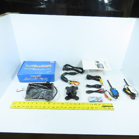 Tadi Brothers SKU34288 PAL/NTSC 7" LCD Rear View TFT Monitor W/ Transmitters NEW