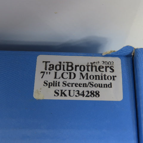 Tadi Brothers SKU34288 PAL/NTSC 7" LCD Rear View TFT Monitor W/ Transmitters NEW