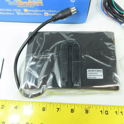Tadi Brothers SKU34288 PAL/NTSC 7" LCD Rear View TFT Monitor W/ Transmitters NEW