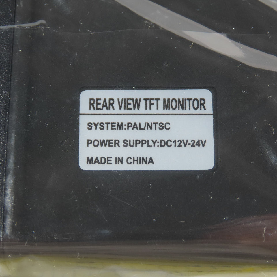 Tadi Brothers SKU34288 PAL/NTSC 7" LCD Rear View TFT Monitor W/ Transmitters NEW