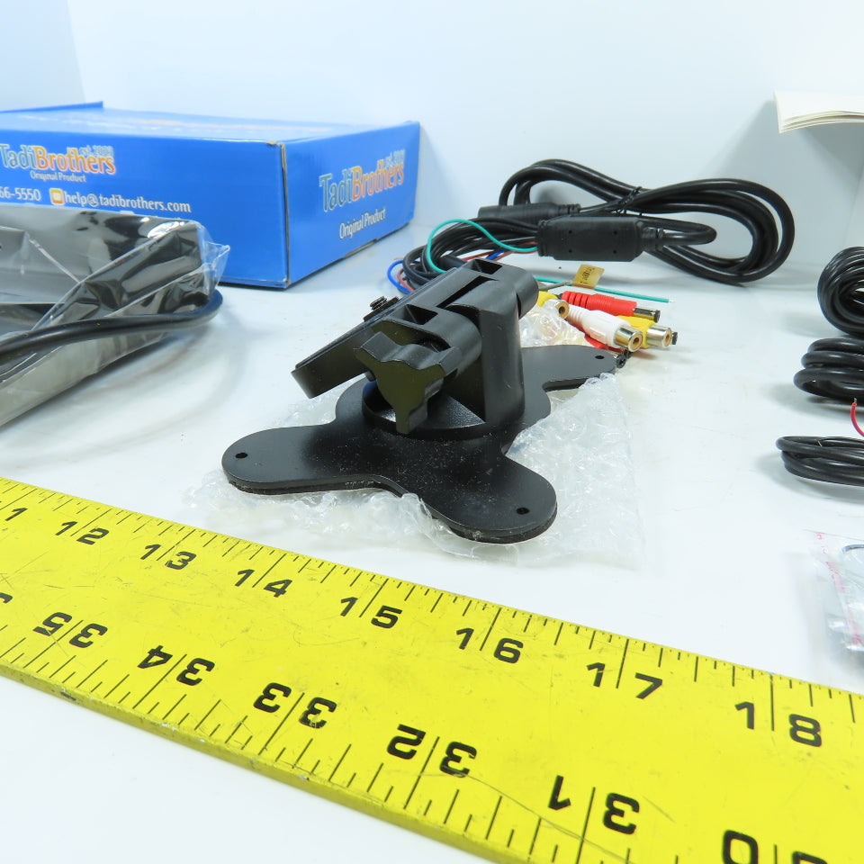 Tadi Brothers SKU34288 PAL/NTSC 7" LCD Rear View TFT Monitor W/ Transmitters NEW