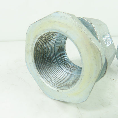 CH 1-1/2" 3-Piece Malleable Iron Conduit Coupling Lot Of 2