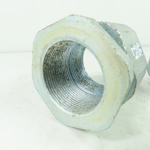 CH 1-1/2" 3-Piece Malleable Iron Conduit Coupling Lot Of 2