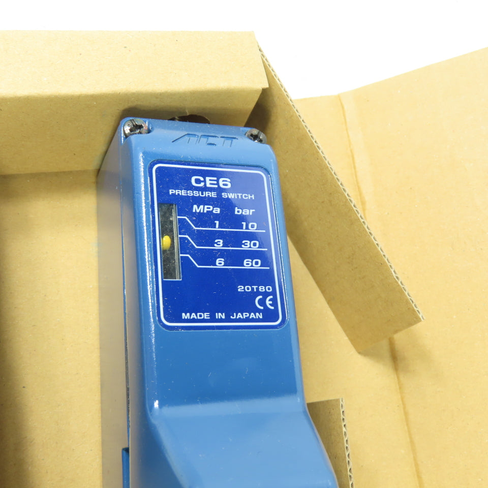 Act CE 6D Pressure Switch 30VDC 1-6MPa 10-60Bar NEW