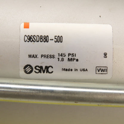SMC C96SDB80-500 Double Acting Air Cylinder 80mm Bore 500mm Stroke