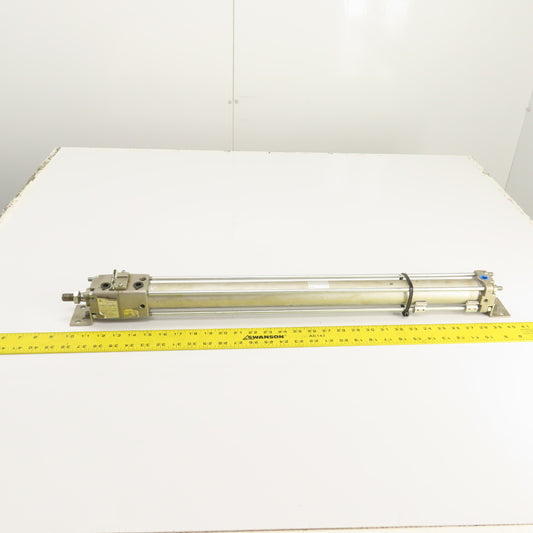 SMC CDLALN40-550-D-Z73L Dble Acting Air Cylinder 40mm Bore 550mm Stroke CLA240D