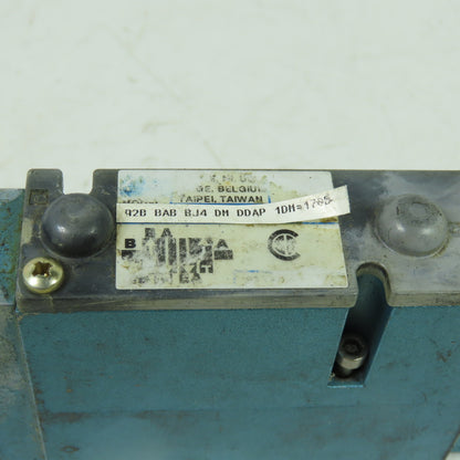Mac 92B-BAB-BJ4-DM-DDAP-1DM Solenoid Valve 20 To 120PSI 24VDC