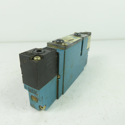 Mac 92B-BAB-BJA-DM-DDAP-1DM Solenoid Valve 20 To 120PSI 24VDC