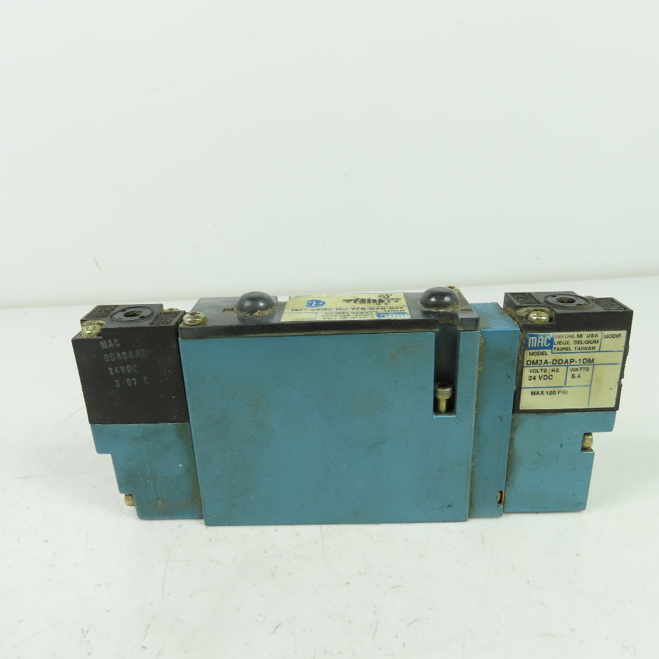 Mac 92B-BAB-BJA-DM-DDAP-1DM Solenoid Valve 20 To 120PSI 24VDC