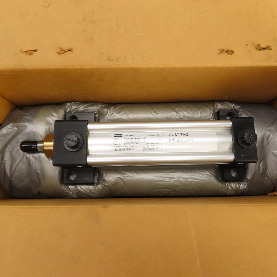 Parker 1.50CC4MA3U14AC05.00 Double Acting Air Cylinder 1-1/2" Bore 5" Stroke NEW
