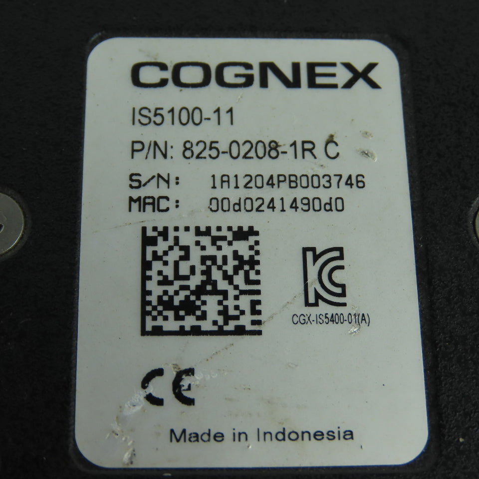 Cognex 825-0208-1R C 821-0034-1R Camera Vision Sensor 24VDC W/ Fujinon HF9HA-1B