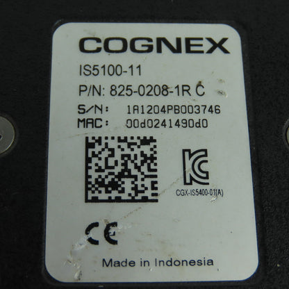 Cognex 825-0208-1R C 821-0034-1R Camera Vision Sensor 24VDC W/ Fujinon HF9HA-1B