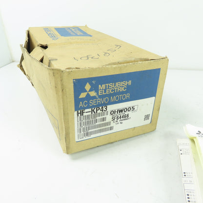 Mitsubishi HF-KP43 AC Servo Motor 102V 2.9A 400W 3000RPM