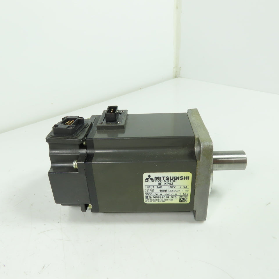 Mitsubishi HF-KP43 AC Servo Motor 102V 2.9A 400W 3000RPM