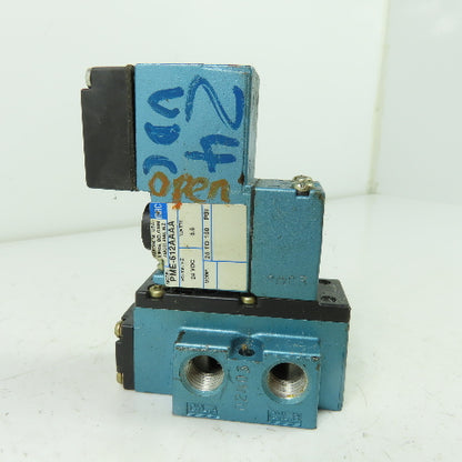 Mac 912B-PM-612AA Solenoid Valve 24VDC 25-150PSI PME-612AAA