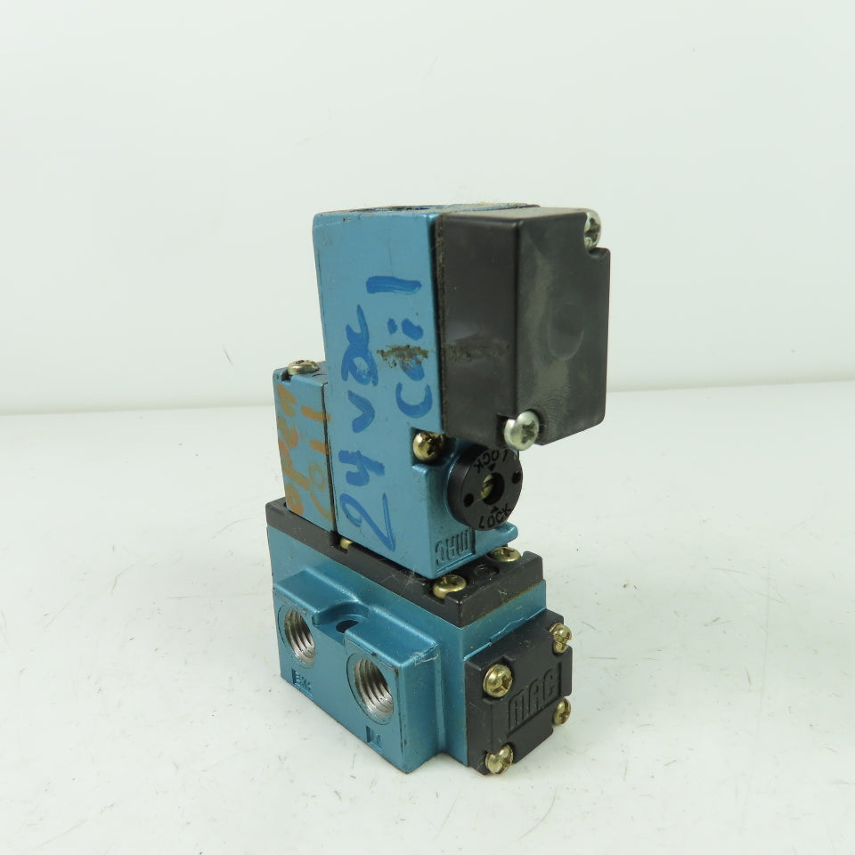 Mac 912B-PM-612AA Solenoid Valve 24VDC 25-150PSI PME-612AAA