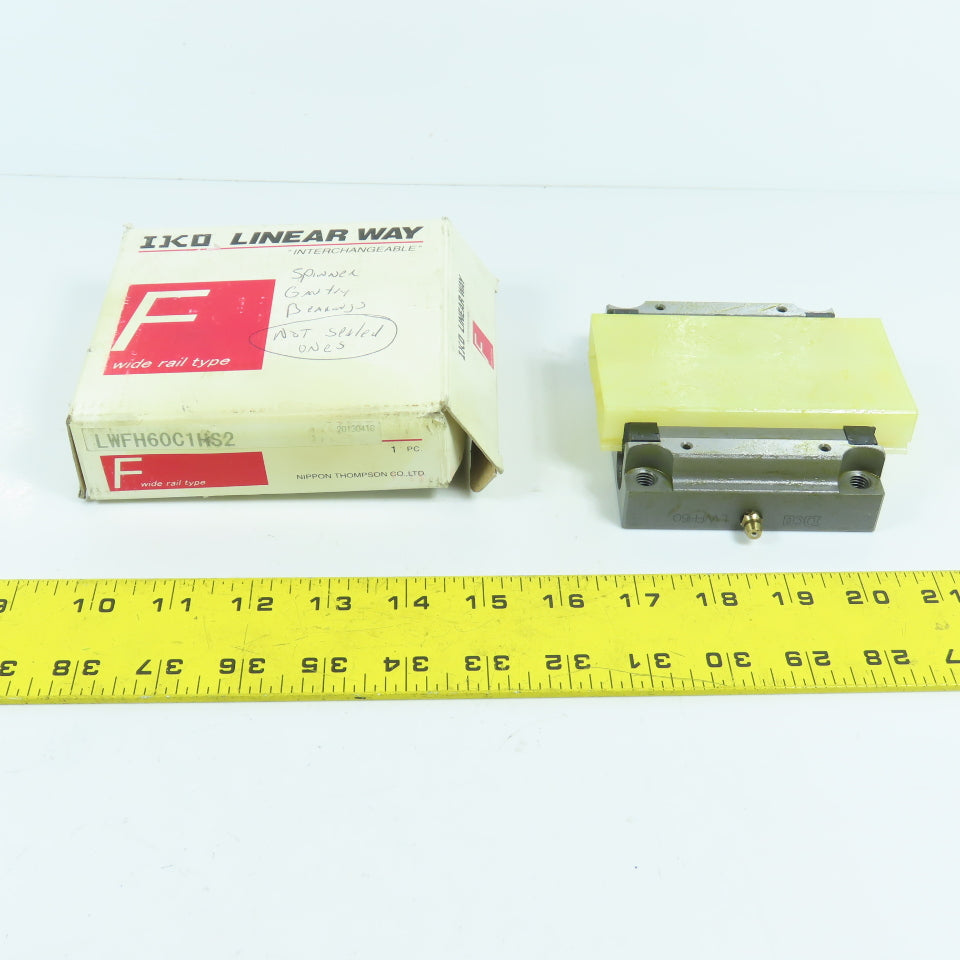 Nippon IKO LWFH60C1HS2 LWFH60 Linear Rail Guide Block Bearing NEW
