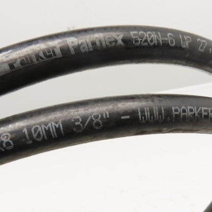 Parker Parflex 1/2" (-8) Female Swivel Ends Hydraulic Hose Assembly 4000PSI 72"