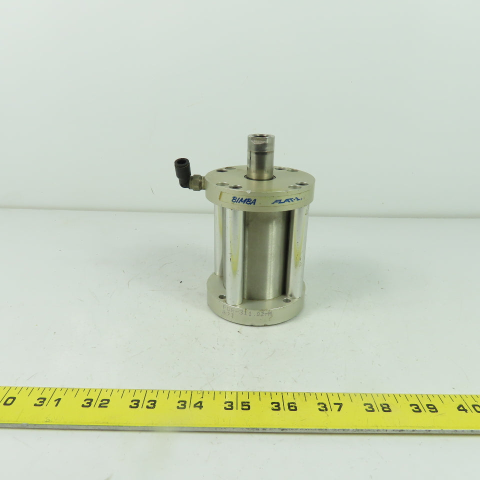 Bimba FOR-311.02-M Flat-1 Single Acting Pneumatic Air Cylinder 1.02" Stroke