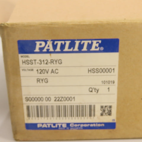 Patlite HSST-312-RYG Signal Light Tower SPARE PARTS ONLY