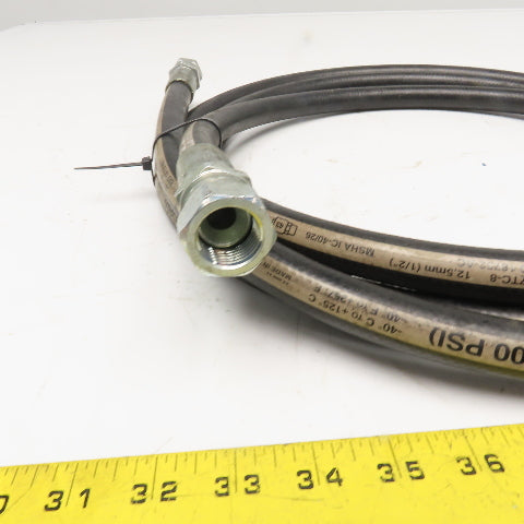 Parker 1/2" (-8) Female Swivel Ends 1/2" Hydraulic Hose Assembly 3000PSI 120"