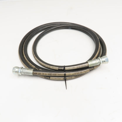 Parker 1/2" (-8) Female Swivel Ends 1/2" Hydraulic Hose Assembly 3000PSI 120"