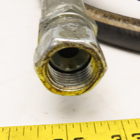 Parker 1/2" (-8) Female Swivel Ends 1/2" Hydraulic Hose Assembly 3000PSI 144"