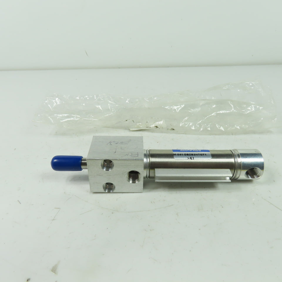 Bimba M-041-DBZB2NTQT1 Double Acting Pneumatic Air Cylinder 1" Stroke NEW