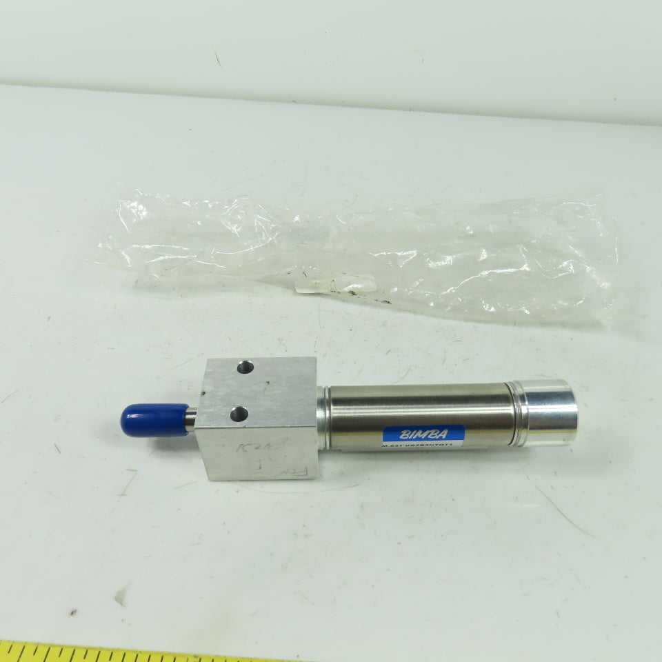 Bimba M-041-DBZB2NTQT1 Double Acting Pneumatic Air Cylinder 1" Stroke NEW