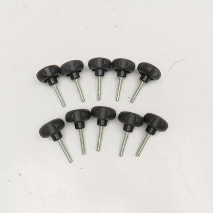 1/4"-20 Plastic Thumb Screw 1-1/2" Stud Length 1.60" Head Lot Of 10